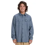 QUIKSILVER Salt Lake Waffle Hemd china blue salt lake), Gr. M