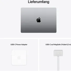 Apple MacBook Pro 2021 14,2" M1 Pro 8-Core CPU 16 GB RAM 512 GB SSD 14-Core GPU space grau