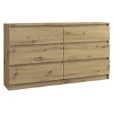 Top e shop Malwa M6/140 cm Braun / Mehrfarbig