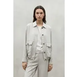 ECOALF für Damen. MCWGAJKPARRY0421S24-241 Parry beige Jacke (L), Lässig, Langarm, Lyocell