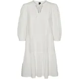 Vero Moda Pretty Tunic Kleid Mit 3/4-ärmeln Snow White XL