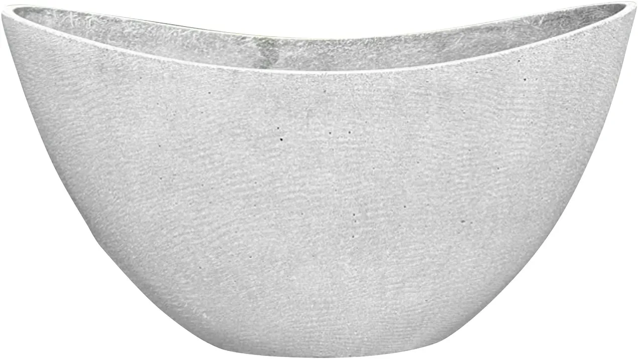 Jardiniere Odeta - Zementgrau - 37 cm