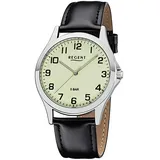 Regent Herren Analog Miyota 2035 Uhr mit Kunstleder Armband 11110757