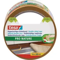 Tesa Doppelseitiges Klebeband Pro Nature Weiß 50 mm x