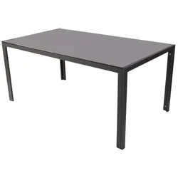 Lex Tisch Esstisch Gartentisch Terrassentisch Gartenmöbel Glastisch Balkon 160x90cm