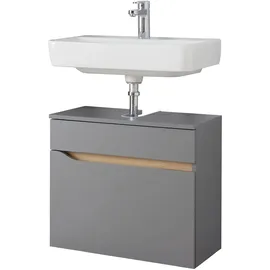 Pelipal Waschbeckenunterschrank Quickset 357 1 Auszug 60 x 53 x 33 cm Grau