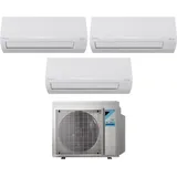 Daikin - Trial Split Inverter Klimagerät siesta Serie 9+9+9 mit 3AMXF52A R-32 Wi-Fi Optional 9000+9000