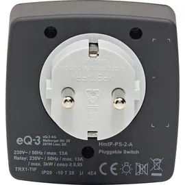 Homematic IP Smart-Home-Steckdose Anthrazit