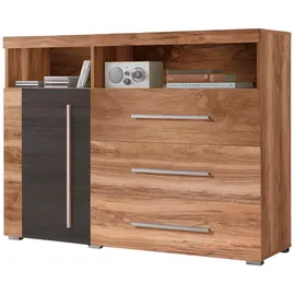 OTTO home Roger 120 x 92 x 38,5 cm Braun / Schwarzwood
