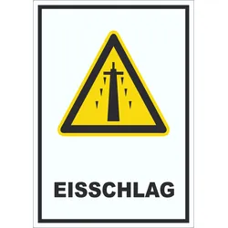 Eisschlag Aufkleber A9 (37x52mm)
