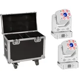 Eurolite Set 2x LED TMH-H90 Hybrid Moving-Head Spot/Wash COB ws + Case