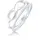 Elli Ring 925 Sterling Silber Infinity, Ring Set, Twisted in Silber | Gr.: 52