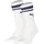 Puma Unisex Heritage Crew Socken 2er Pack Weiß/Blau 35-38