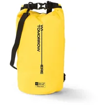 Where Tomorrow Dry Bag Style 02 10L gelb | Wasserdichter Rucksack | Wasserfester Beutel & Packsack | Drybag ideal für Boot, Kajak, Angeln und Camping
