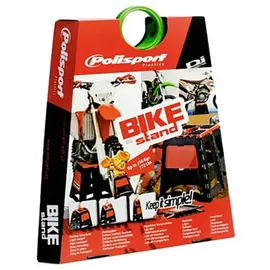 Polisport Motorradständer klappbar Schwarz/Weiß