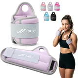 Gewichtsmanschetten Handgelenk Gewichte für Arme 2 kg 1 Paar, Handgewichte Armgewichte, Gewichtsmanschetten Hand für Fitnessstudio, Bewegung, Laufen, Joggen