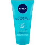 NIVEA Clean Deeper Daily Wash Scrub Peeling 150 ml