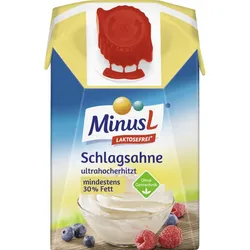 Minus L haltbare Schlagsahne 30% laktosefrei 200ML