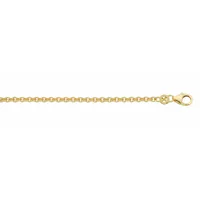 Adelia ́s Adeliás Damen 333 Gold Anker Halskette Ø 1,6 mm", gold, | Gr.: 45 cm