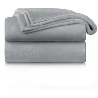 Blumtal Kuscheldecke 150 x 200 cm Grau