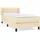 vidaXL Boxspringbett 90 x 190 cm Creme