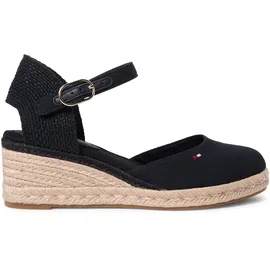 Tommy Hilfiger Mid Wedge Espad Closed Toe Damen Schwarz 40