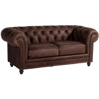 Max Winzer Orleans Sofa 2-Sitzer braun