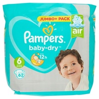 Pampers Baby-Dry Pants Windeln - Packung mit 2x62 (124 Einheiten)