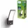 Philips Außenwandleuchte Metall 24,0 cm inkl. Sensor IP44 anthrazit