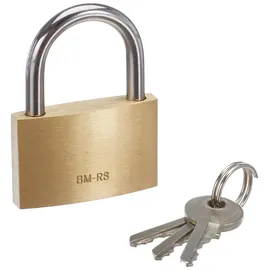 Brüder Mannesmann Werkzeuge Brüder Mannesmann M 413-40 Vorhängeschloss 38mm verschieden schließend Goldgelb Schlüsselschloss