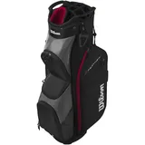Wilson Feather Cartbag, Schwarz/Grau/Rot