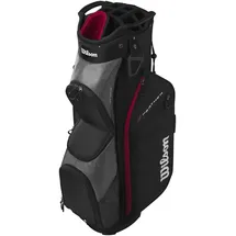 Wilson Feather Cartbag, Schwarz/Grau/Rot