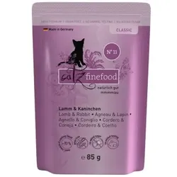 Catz finefood Nassfutter Katze Classic Adult 8x85 g No. 11 Lamm & Kaninchen