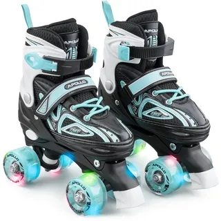 Apollo Super Quad LED ABEC7 verstellbare Kinder Rollschuhe