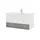 Sconto Waschtischunterschrank Onda 96 x 51 cm Grau/Weiß/Mehrfarbig