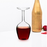 Mikamax Upside Down Wineglass, Weingläser, Transparent