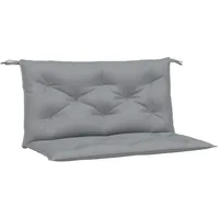 vidaXL Bankauflage 100 x 50 x 7 cm grau 2 St.