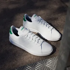adidas Advantage Cloud White / Cloud White / Green 41 1/3
