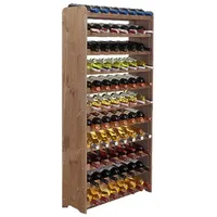 Proregal Weinregal 138,4 x 72,8 x 26,5 cm Braun