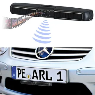 Lescars Rückfahrkamera Solar-Frontkamera PA-600