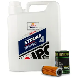 Ölwechsel Service Kit Ipone 10W50 Racing KTM 250 / 350