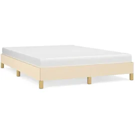 vidaXL Bettgestell 140 x 200 cm Creme
