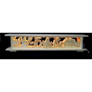 Lichterbogen LED Fensterbank Schwibbogenbank mit Trafo 363