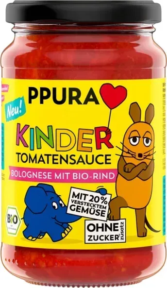 PPURA Kinder Bolognese Rindfleisch & Gemüse bio