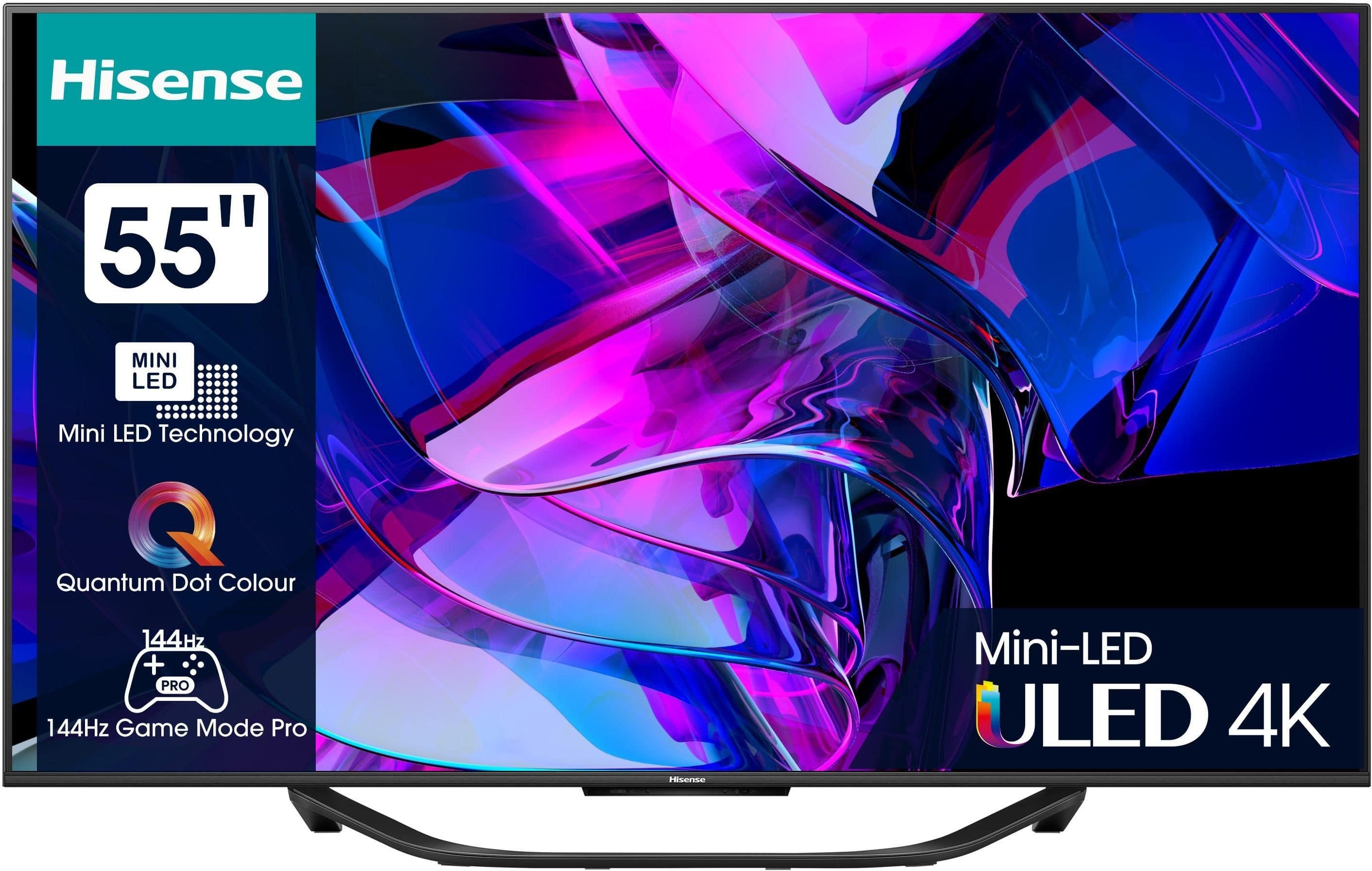55U7KQ Fernseher 139,7 cm (55 Zoll) EEK: F 4K Ultra HD (Schwarz)