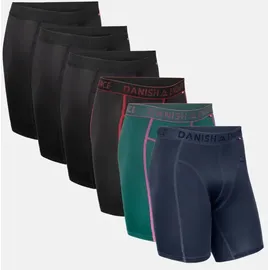 Danish Endurance Boxershorts Sports Trunks Extra schwarz XL 3er Pack