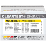 Servoprax Cleartest Multi Drug Wischtest 12 fach Test 5 Teste 5 Teste1 Pack