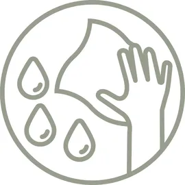 VCM Hängesessel Lamia Grau/Schwarz/Weiß