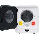 DOPWii Ablufttrockner 830W, Abgastrockner, Edelstahltrockner, 3kg, tatsächlich bis 4,5kg, Mehrfachfiltration, 5 Programme. Überhitzungsschutz, wandmontierbar weiß