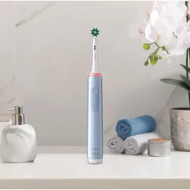 Oral-B Pro 3 3000 CrossAction blau + Aufsteckbürste